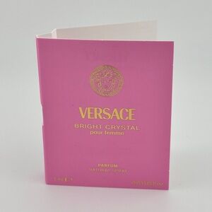 🎁 One VERSACE Bright Crystal Pour Femme Parfum Natural Spray 1 mL Sample
